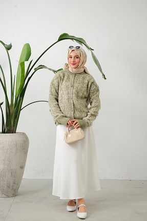 پلیور سبز زنانه ساده lurex moda - کد 863632628
