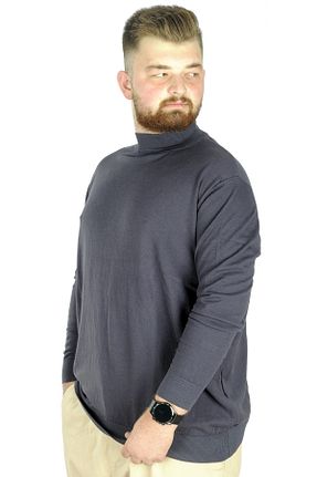 پلیور سایز بزرگ طوسی مردانه سایز بزرگ Modexl - کد 358858676