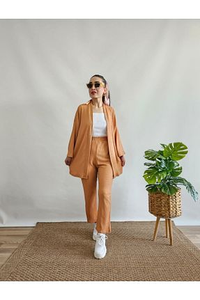 کیمونو و کافتان قهوه ای زنانه لیکرا Altı Üstü Butik - کد 863637631