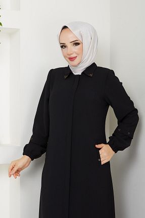 کلاه و ابایا مشکی زنانه پنبه پلی استر Günay Karaca - کد 863651871