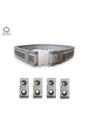 کمربند سفید زنانه چرم مصنوعی a+ aksoy tactical - کد 863816369