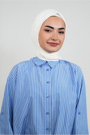 روسری سفید پنبه ای LOSYANA - کد 863641505