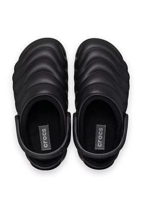 دمپائی مشکی زنانه پاشنه ضخیم Crocs - کد 863821283