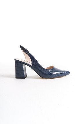 کفش پاشنه بلند کلاسیک سرمه ای زنانه استیل (فولاد) Shoesers - کد 863596344