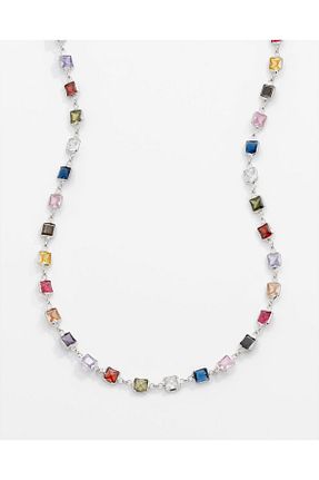 گردنبند نقره سفید زنانه 925 عیار MEKS JEWELS - کد 863652656