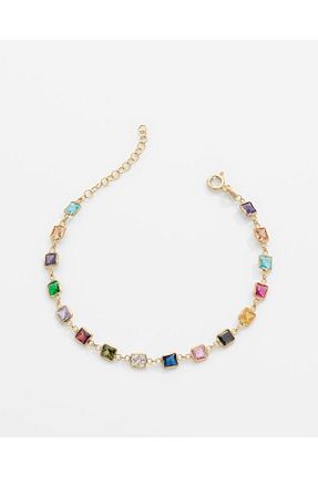 دستبند نقره طلائی زنانه 925 عیار MEKS JEWELS - کد 863637439