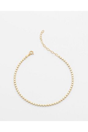 خلخال نقره طلائی زنانه MEKS JEWELS - کد 863653591