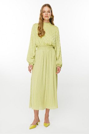 لباس سبز زنانه تریکو Ghisa - کد 863651671
