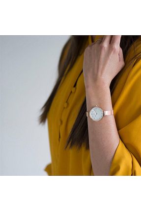 ساعت مچی زرد زنانه 31-35 میلی متر Obaku Denmark - کد 95987999