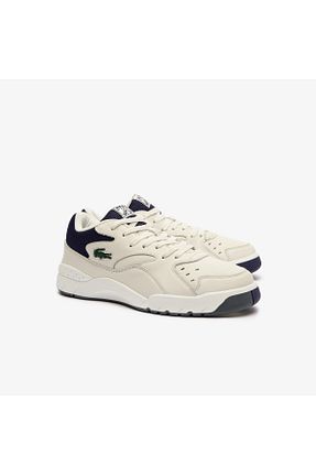 کفش اسنیکر سفید مردانه بند دار Lacoste - کد 831097480