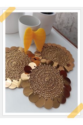 سرویس آمریکائی طلائی گرد ZEYNEP ELA - کد 863666704