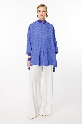 تونیک بنفش زنانه بافتنی Ghisa - کد 831611859