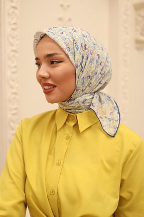 روسری سرمه ای %100 پنبه Silk Home - کد 863614481