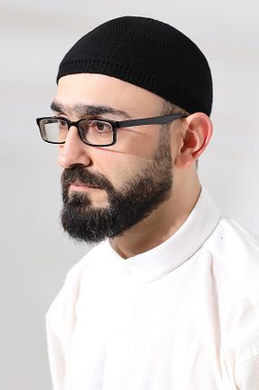 کلاه پشمی مشکی مردانه پنبه ای ihvanonline - کد 863821803