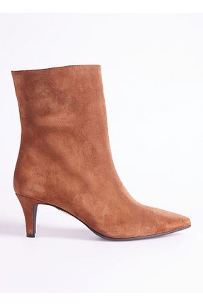 بوت / نیم بوت قهوه ای زنانه پاشنه تخت Vince Camuto - کد 863653973