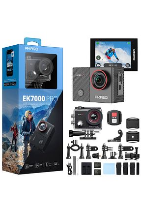 دوربین ثبت وقایع مشکی 4K AKASO - کد 468391043