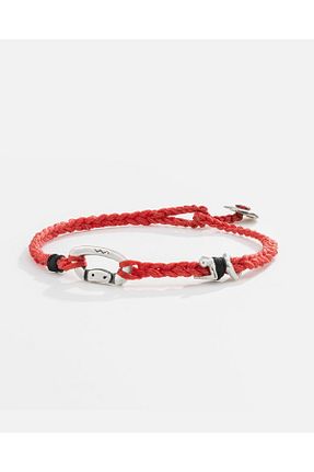 دستبند نقره قرمز مردانه 925 عیار MEKS JEWELS - کد 863653294