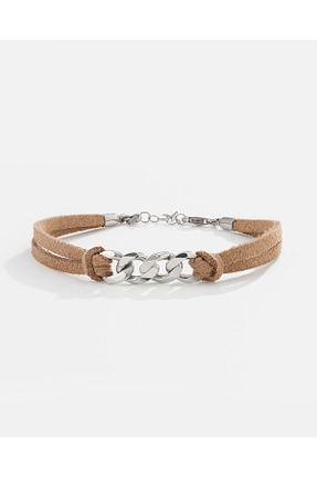 دستبند نقره سفید مردانه 925 عیار MEKS JEWELS - کد 863657516