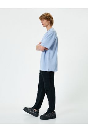تیشرت آبی زنانه Relaxed Koton - کد 815779826