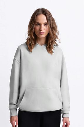 سوئیشرت طوسی زنانه لیسانس دار	 UNIQVIBE - کد 863675804