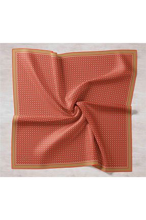 روسری قرمز İpek Tivil Silk Home - کد 854059846