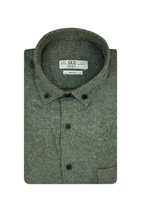 پیراهن سبز مردانه رگولار SÜVARİ - کد 863678212