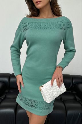 لباس سبز زنانه بافتنی AQE FASHION - کد 795148576
