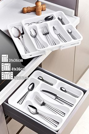 جای قاشق سفید پلاستیک Doreline - کد 863680213