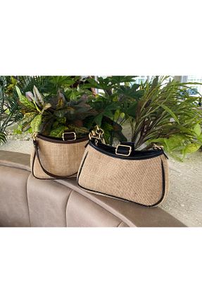 کیف دوشی مشکی زنانه حصیر Butik - کد 863738359