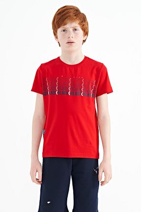 تیشرت قرمز بچه گانه رگولار TOMMY LIFE - کد 710367280