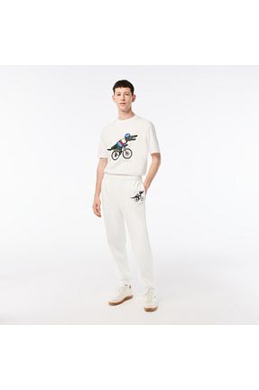شلوار کرمگن سفید مردانه رگولار Lacoste - کد 706422400