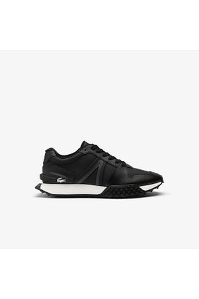 کفش اسنیکر مشکی مردانه بند دار Lacoste - کد 837968481