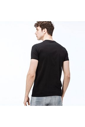 تیشرت مشکی مردانه اسلیم فیت Lacoste - کد 4738735