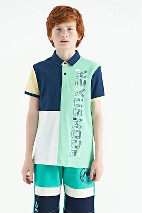 تیشرت سبز بچه گانه رگولار TOMMY LIFE - کد 722555930