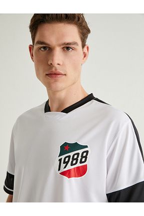 تیشرت سفید مردانه Relaxed Koton - کد 837891940