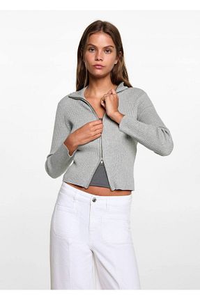 شلوار جین سفید زنانه رگولار MANGO Teen - کد 863746748