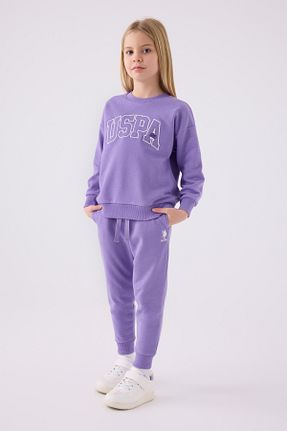 ست لباس راحتی زرشکی زنانه ساده U.S. Polo Assn. - کد 863703112