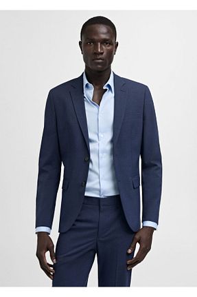 کت آبی مردانه رگولار MANGO Man - کد 833344837