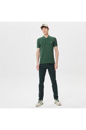 شلوار سبز مردانه پنبه ای Lacoste - کد 682798287