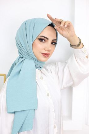 شال سبز زنانه پنبه ای Trablus - کد 863844422