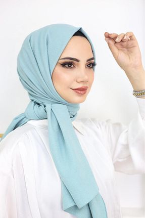 شال سبز زنانه پنبه ای Trablus - کد 863844422