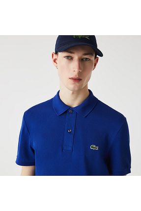 پولوشرت آبی مردانه پنبه ای Lacoste - کد 754409717