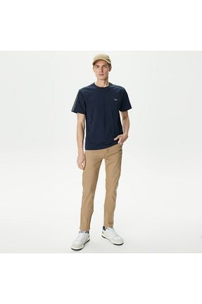 شلوار بژ مردانه پنبه ای Lacoste - کد 806445568