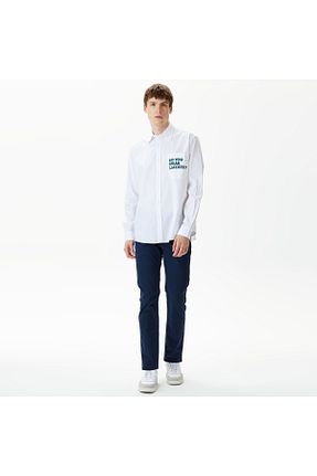 شلوار سرمه ای مردانه پارچه Lacoste - کد 834447225
