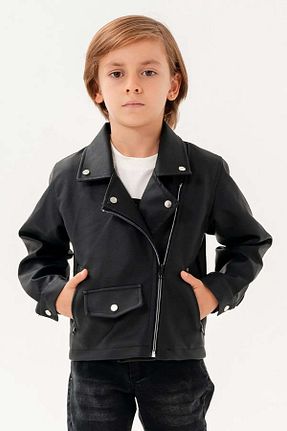 کت مشکی بچه گانه رگولار Gold Class Kidswear - کد 863848867