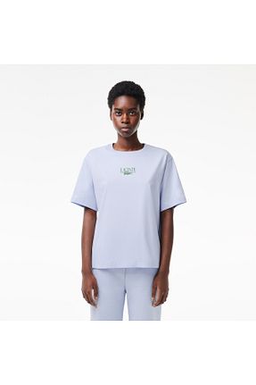 تیشرت آبی زنانه رگولار Lacoste - کد 820865441