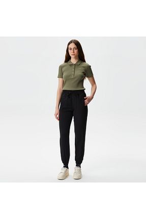شلوار مشکی زنانه بافتنی Lacoste - کد 806445174