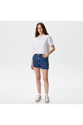شلوارک و برمودا آبی زنانه رگولار Lacoste - کد 829692261
