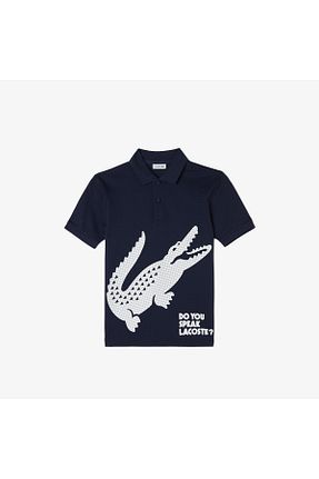 پولوشرت سرمه ای بچه گانه پارچه Lacoste - کد 841410203