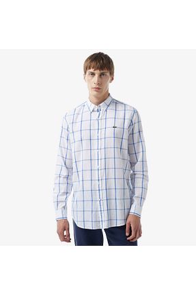 پیراهن آبی مردانه رگولار Lacoste - کد 837995588